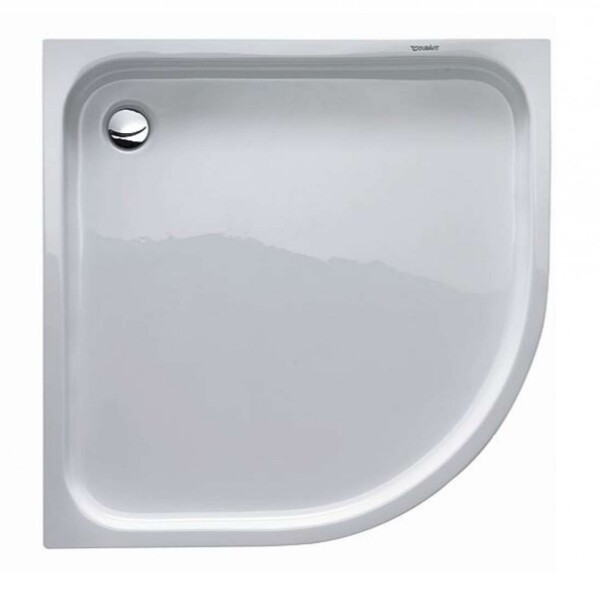 DURAVIT - D-Code Sprchová vanička čtvrtkruhová 90x90 cm, Antislip, alpská bílá 720108000000001