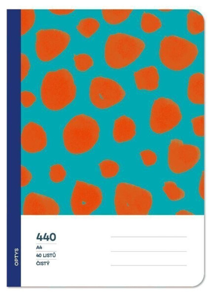 Optys Školní sešit 440 bezdřevý čistý - jahůdky
