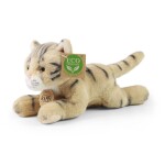 Plyšová kočka ležící 18 cm ECO-FRIENDLY