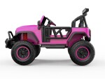 Mamido Elektrické autíčko Buggy BIG FOOT 4x4 rúžové 24V | 800W | 60 kg | EVA | LED | 2,4Ghz | ECO kůže