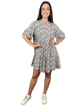 HOSH Košilové šaty Elira Velikost: UNI, Barva: Hnědá