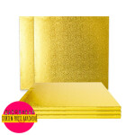 Cake Star Tác pevný zlatý čtverec grape 25x25cm 10"