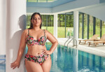 Spodní díl plavek Ava SF 218/2 Floral květinové XXL-44