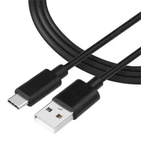 Tactical Smooth Thread Cable USB-A - USB-C 0.3m černá (8596311152931)