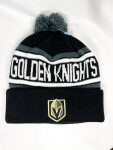 Outerstuff Dětská zimní čepice Vegas Golden Knights NHL Jacquard Cuffed Knit With Pom