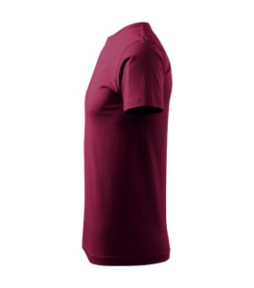 Basic tričko pánské garnet XL