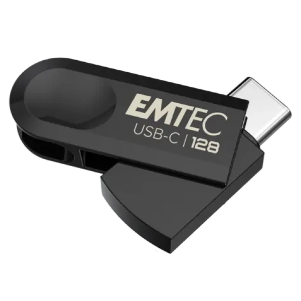 EMTEC C280 USB 3.2 Type-C 128GB / flash disk / čtení: 80Mbs / zápis: 20MBs (ECMMD128GC283)