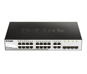 D-Link DGS-1210-16 20-port Gigabit Smart Switch, 16x GbE, 4x RJ45/SFP, fanless EDF_385516