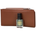 Trendy dámská koženková peněženka Coveri Elaya, hnědá