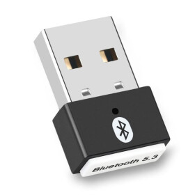 Nano USB adaptér dongle, Bluetooth 5.3, černá