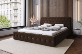 FRONTI Postel VITO 160x200 hnědá