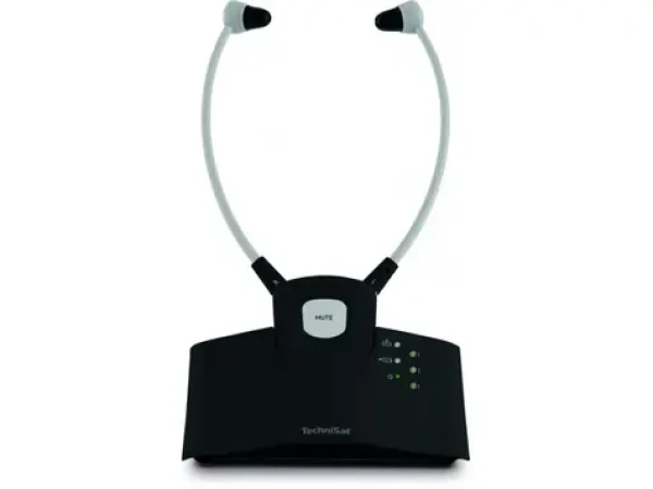 TechniSat STEREOMAN ISI 3 černá / bezdrátová sluchátka / 2.4GHz / dokovací stanice (V070O)