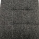 Jídelní židle, šedá, látka, DCL-397 GREY2