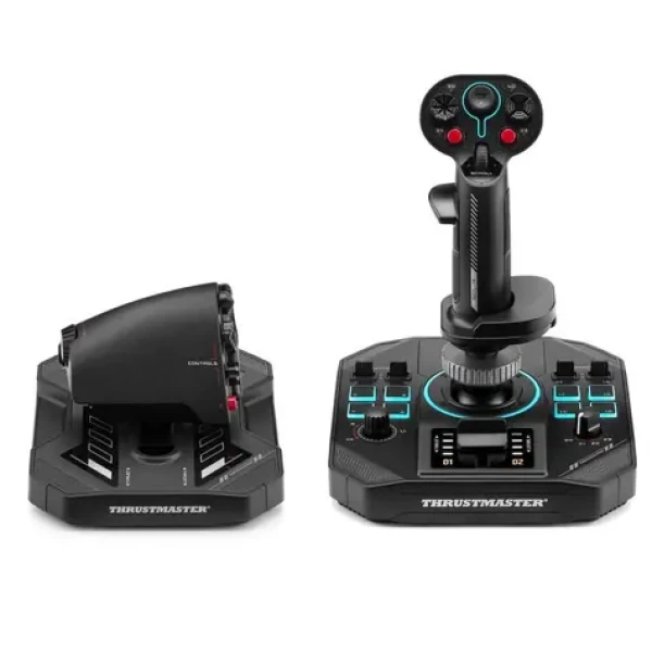 Thrustmaster Sol-R 4 HOTAS / Joystick a plynová páka / 58 tlačítek / 13 os / H.E.A.R.T. / RGB / pro PC