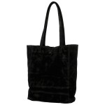 Trendy dámský koženkový set kabelek Oktavie, černý