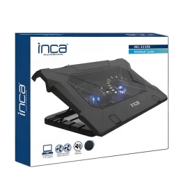 INCA INC-321RX / Chladicí podstavec pro notebook / 2× ventilátor / LED podsvícení / 2x USB / do 17 palců (INC-321RX)