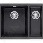 Franke Tectonitový dřez SID 160/2, 56x44 cm, černá 125.0363.804