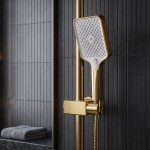 REA - Sprchová hlavice JS-031 GOLD REA-03904