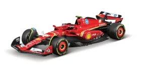 Bburago RACE Formule F1 v dekorativním boxu - Ferrari SF-24 (2024) # 55 Carlos Sainz