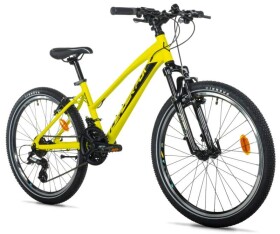 Dětské kolo LEADER FOX SPIDER dívčí 24", model 2026-3, barva žlutá