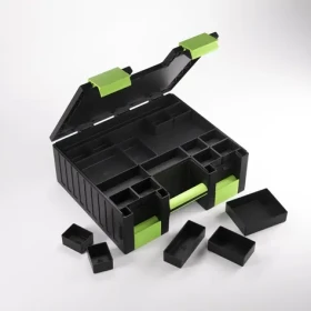 GAMEGENIC Box na karty Game Castle černá/zelená