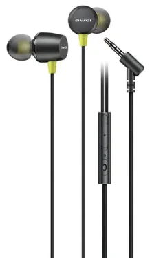 AWEI L5 černá / Sluchátka do uší / mikrofon / Jack 3,5 mm (L5)