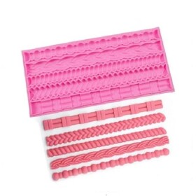 Dortisimo Silikonová forma Bordury různé