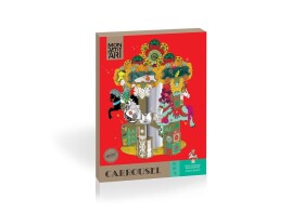 Antistresové omalovánky Mon Petit Art Mon Petit Art, MCMJOU2, Carrousel - Enchanted horses, kreativní set papírový kolotoč s koníky