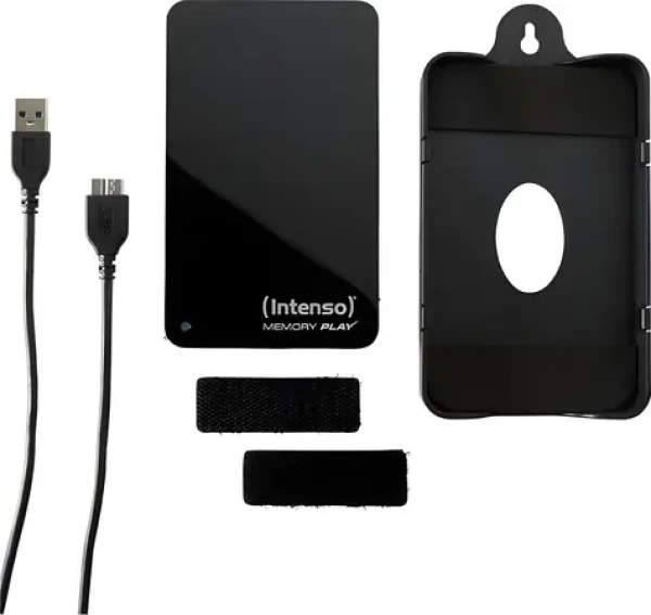 Intenso Memory Play 2 TB černá / Externí disk / 2.5" / USB 3.2 Gen 1 / R:85 MB/s / W:75 MB/s (6021480)
