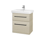 Dřevojas - Umyvadlová skříňka GO SZZ2 55 - D04 Dub / Úchytka T06 / D04 Dub 28100H