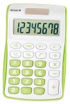 Genie 120 G zelená / Kalkulačka / Kapesní / 8místná / solární a bateriové napájení (12496)