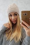 Fleecová čepice Roma K224 light beige UNI