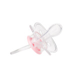 Canpol babies Dudlík 0-6m silikonový symetrický NEWBORN BABY - růžový