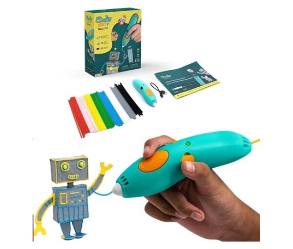 Wiky kreativita 3D pero 3Doodler Start+ a 72 náplní + 10 šablon