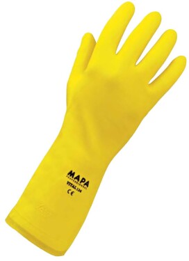 Pracovní rukavice Mapa Professionnel Vital 124 - pracovní rukavice z přírodního latexu* Barva: Žlutá, Velikost rukavic: 10 - 10,5 XXL C39788