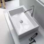 DURAVIT - Vero Air Umyvadlová mísa 600x380 mm, bez přepadu, bez otvoru pro baterii, bílá 2351600000