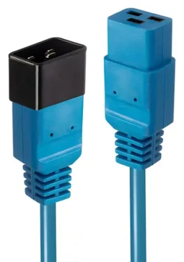 Lindy IEC C19-C20 modrá / Prodlužovací kabel / 3 m / 16 A / 250 V (30122)