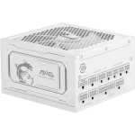 MSI MAG A1000GL PCIE5 bílá / 1000W / 135mm / ATX3.1 / aktivní PFC / 80PLUS Gold (306-7ZP9B51-CE0)