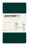 Zápisník Jottbook pur A6, 64l, čistý, Forest Green, 3ks