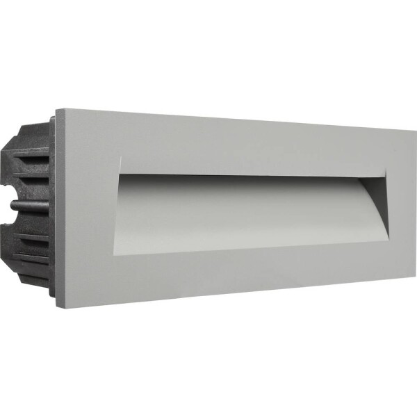 Deko Light 930477 Abdeckung Grau Rundung für Light Base III Outdoor kryt, hliník, (d x š x v) 250 x 90 x 24 mm, 1 ks
