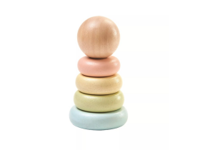 PlanToys PlanToys Stohovací kroužky (pastelové)