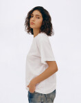 Tričko Organic Basics True Boxy Tee White
