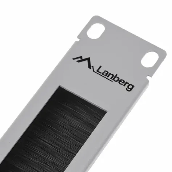 Lanberg AK-1101-S šedá / Kartáčový panel / 19" / 1U / 482,6x44,2x8,5 mm (AK-1101-S)