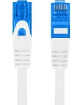 Lanberg bílá / Patch kabel / Cat.6a / S/FTP / 3 m / LSZH / CCA / Fluke Pass (PCF6A-10CC-0300-W)