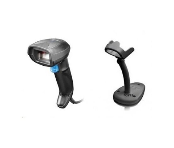 Datalogic Gryphon I GD4520, 2D, USB, kit (USB), black, stojánek