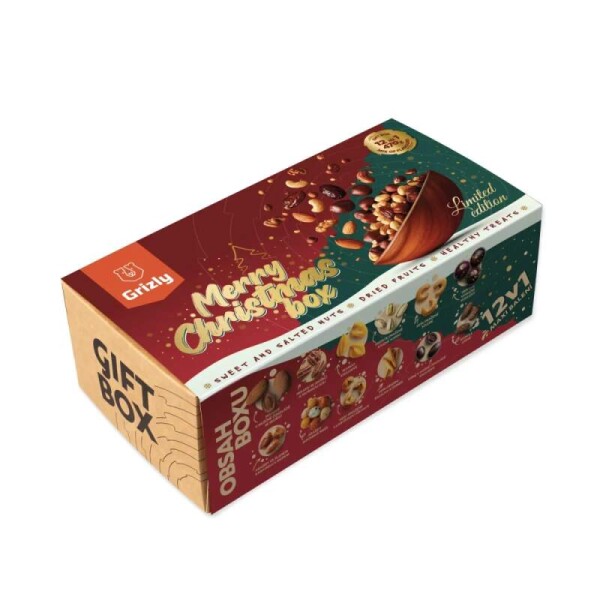 GRIZLY Merry Christmas box 470 g