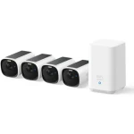 Anker eufy E40 2K bílá / Venkovní kamera se solárním nabíjením / sada 4ks + jednotka HomeBase 2 (E8144325)