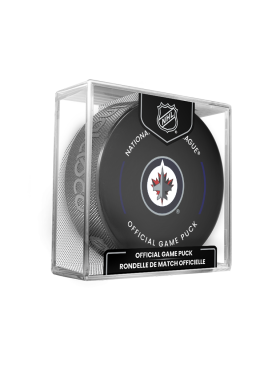 Inglasco / Sherwood Puk Winnipeg Jets Official Game Puck 2022-2023