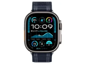 Spigen Fabric Band (hook-and-loop) řemínek pro Apple Watch 49mm/46mm/45mm/44mm modrá (AMP10143)