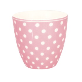 GREEN GATE Mini latte cup Dotty Pale Pink 130 ml, růžová barva, porcelán